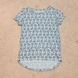Cute Bicycle Print Tee